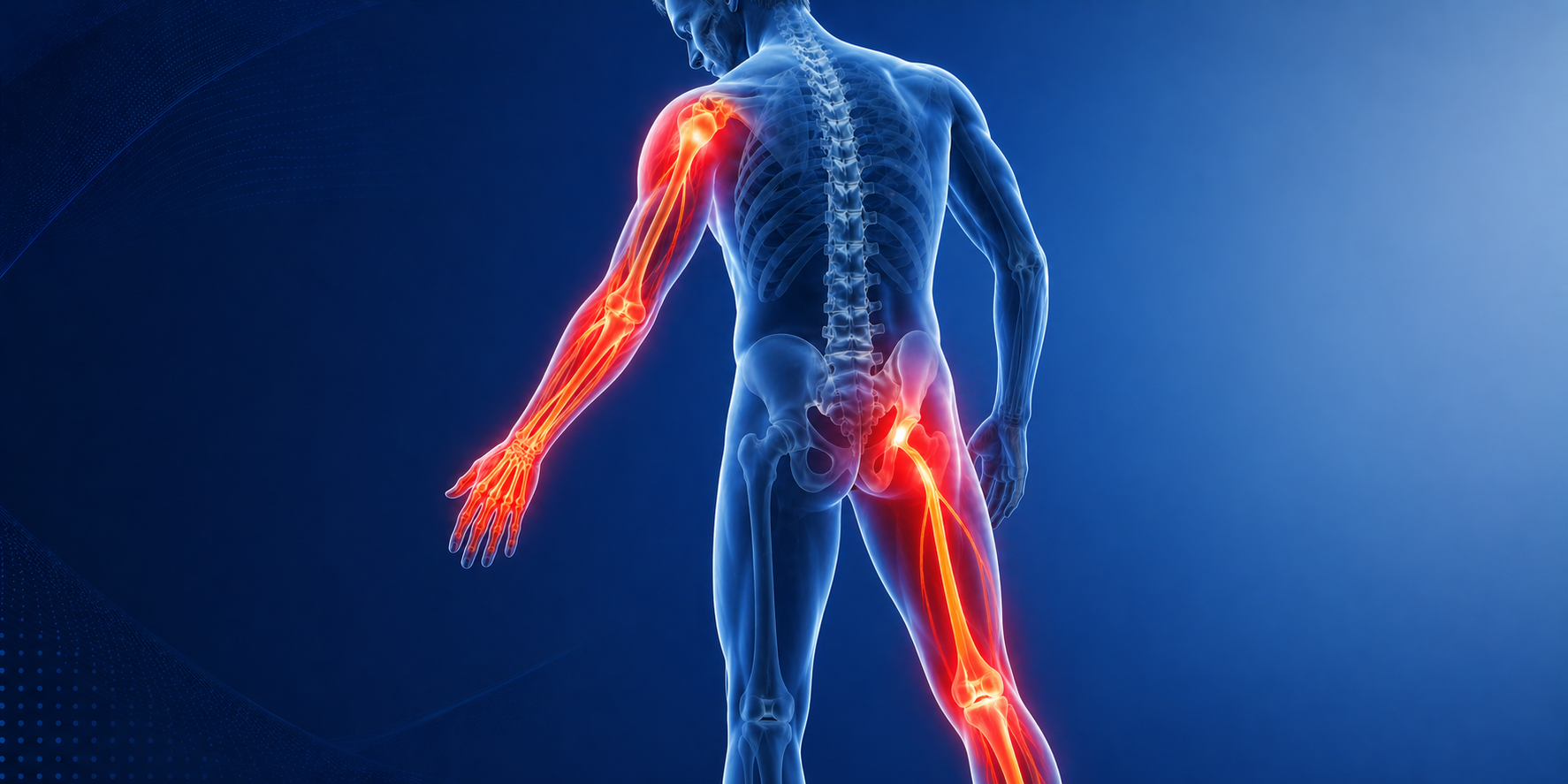 Arm and leg pain banner